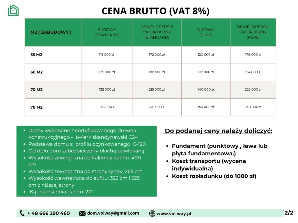Domy VOL-WAY - producent domów modułowych